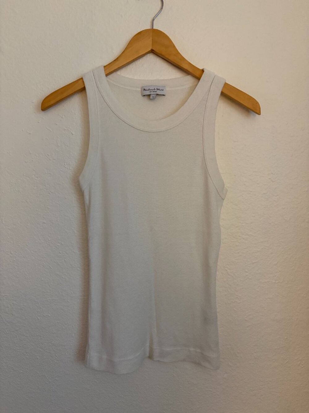 Michael Stars Womens White Tank S